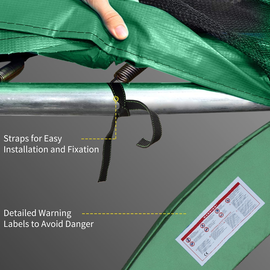 Image 997731_ALTMORE5.jpg, Product 997-731 / Price $59.99, HOMCOM Φ10ft Trampoline Pad Spring Safety Replacement Gym Jump Cover EPE Foam from HOMCOM on TSC.ca's Health & Fitness department