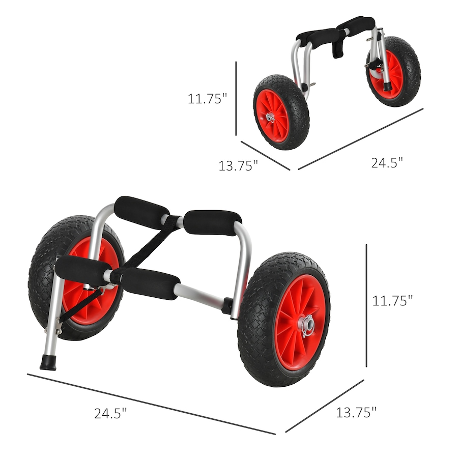 Image 997733_ALTMORE2.jpg, Product 997-733 / Price $64.99, Soozier Kayak Cart Canoe Dolly for Carrying Paddleboard from Soozier on TSC.ca's Health & Fitness department
