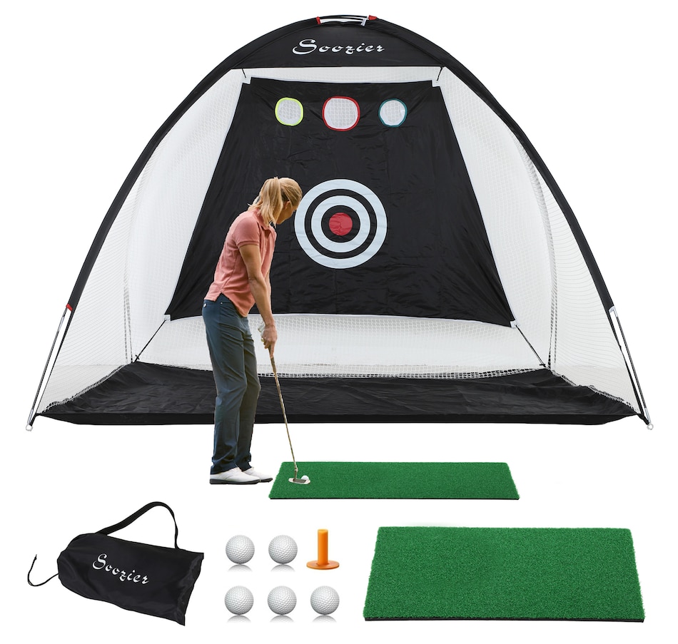 Image 997734.jpg, Product 997-734 / Price $76.99, Soozier 10 x 6ft Golf Net for Backyard Driving from Soozier on TSC.ca's Health & Fitness department
