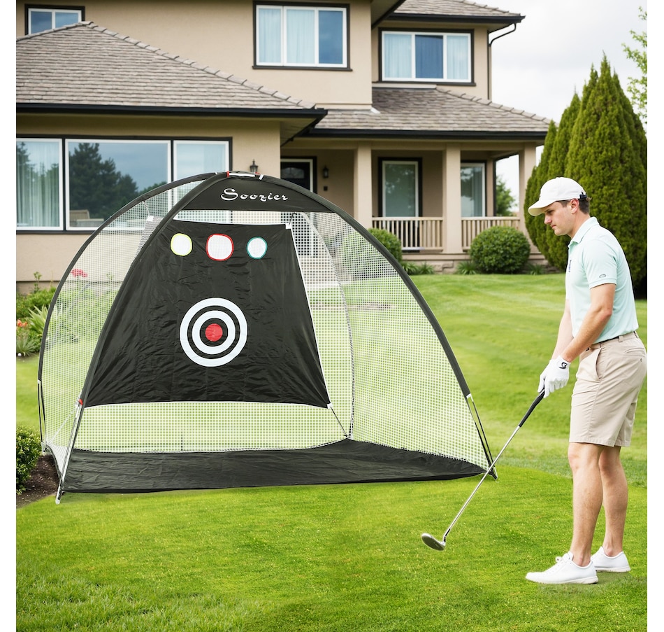 Image 997734_ALTMORE1.jpg, Product 997-734 / Price $76.99, Soozier 10 x 6ft Golf Net for Backyard Driving from Soozier on TSC.ca's Health & Fitness department