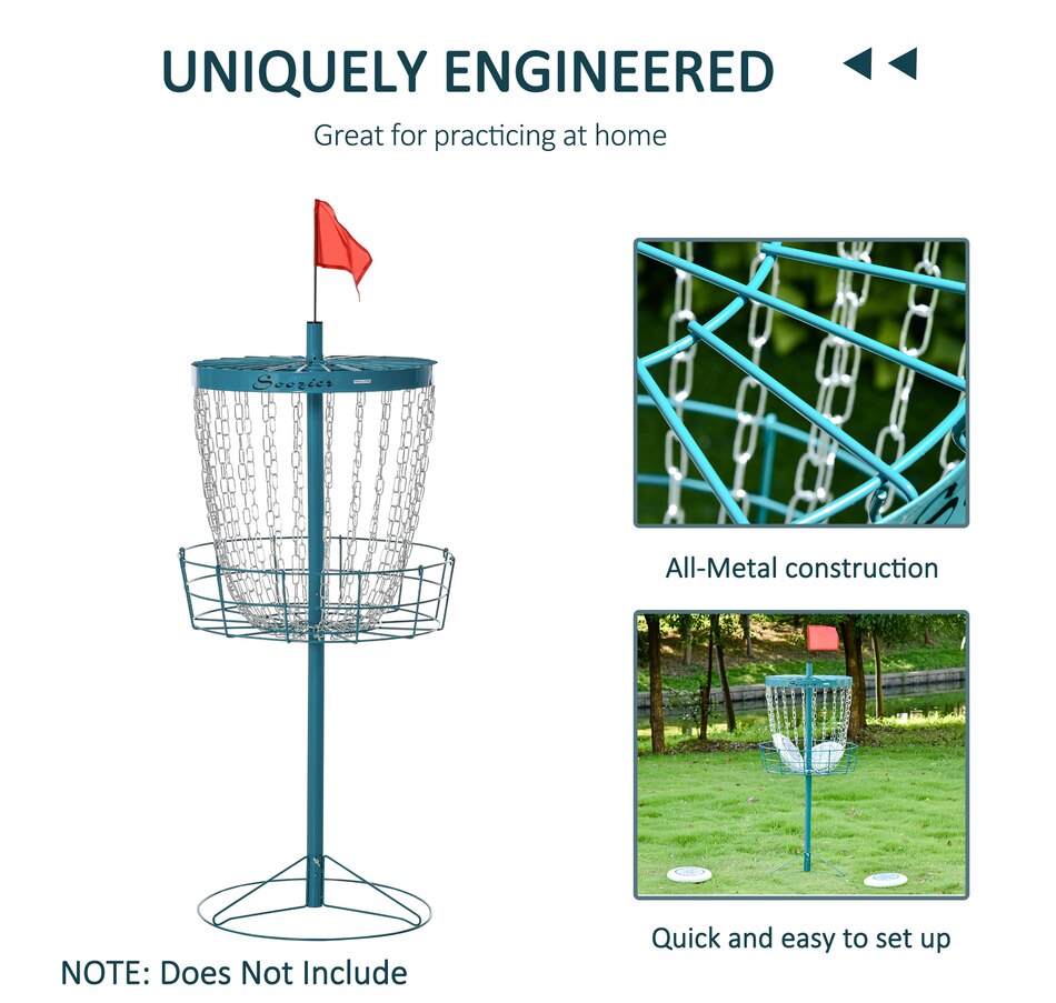 Image 997735_ALTMORE5.jpg, Product 997-735 / Price $109.99, Soozier 24-Chain Practice Basket for Disc Golf Target Stand Navy Blue from Soozier on TSC.ca's Health & Fitness department
