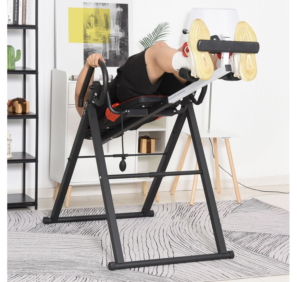 Image 997737_ALTMORE1.jpg, Product 997-737 / Price $189.99, Soozier Folding Inversion Table with Safety Belt, 20°/40°/60° Adjustable from Soozier on TSC.ca's Health & Fitness department