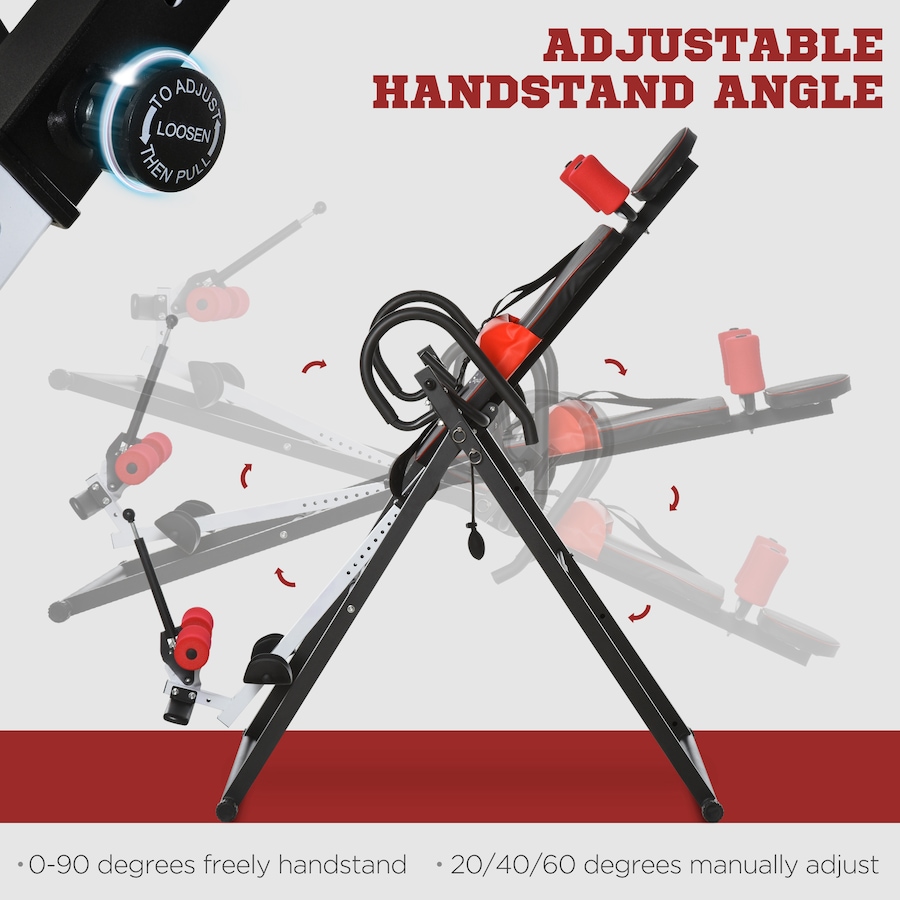 Image 997737_ALTMORE3.jpg, Product 997-737 / Price $159.99, Soozier Folding Inversion Table with Safety Belt, 20°/40°/60° Adjustable from Soozier on TSC.ca's Health & Fitness department