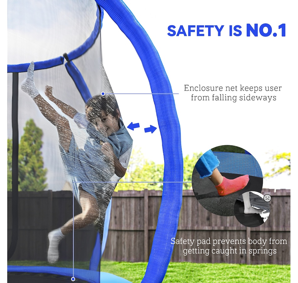 Image 997742_ALTMORE3.jpg, Product 997-742 / Price $249.99, Soozier 8ft Trampoline Outdoor from Soozier on TSC.ca's Health & Fitness department