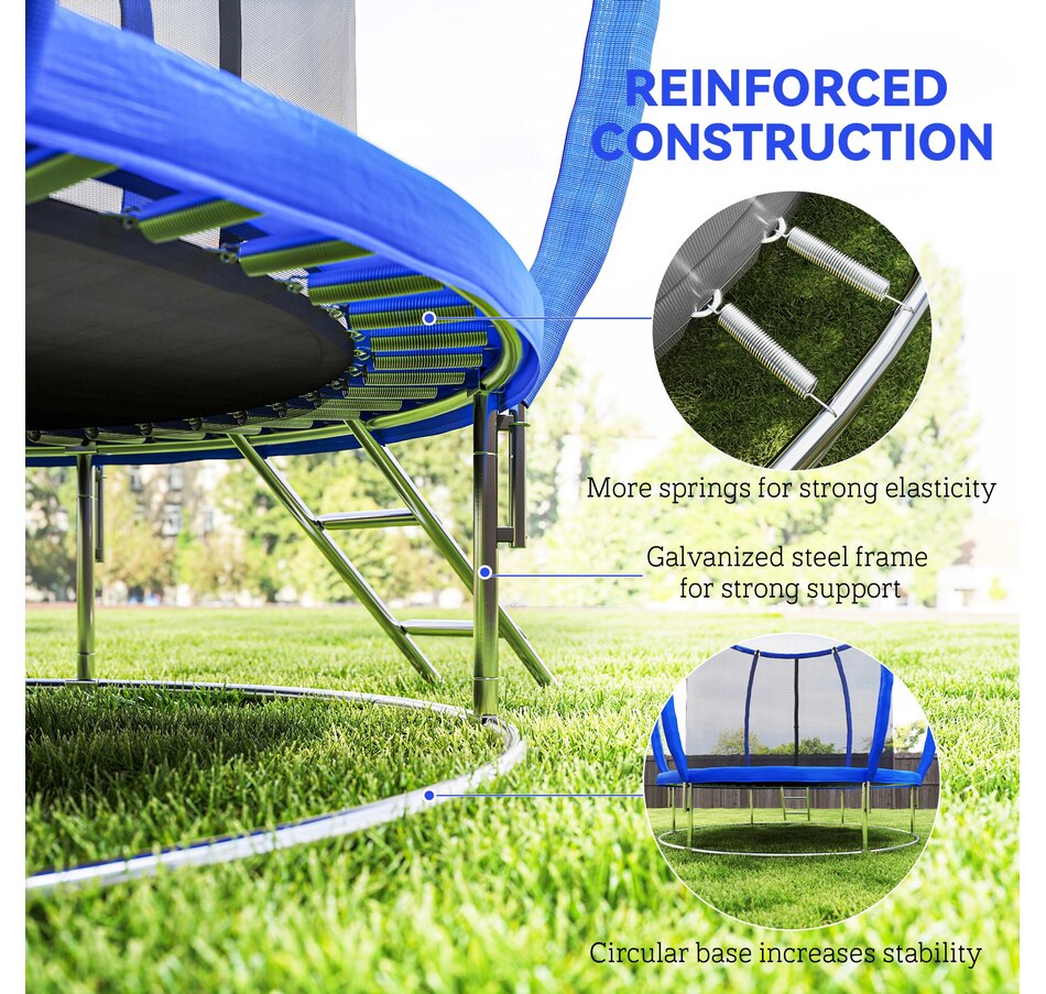 Image 997742_ALTMORE4.jpg, Product 997-742 / Price $249.99, Soozier 8ft Trampoline Outdoor from Soozier on TSC.ca's Health & Fitness department