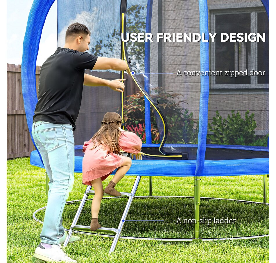 Image 997742_ALTMORE5.jpg, Product 997-742 / Price $249.99, Soozier 8ft Trampoline Outdoor from Soozier on TSC.ca's Health & Fitness department