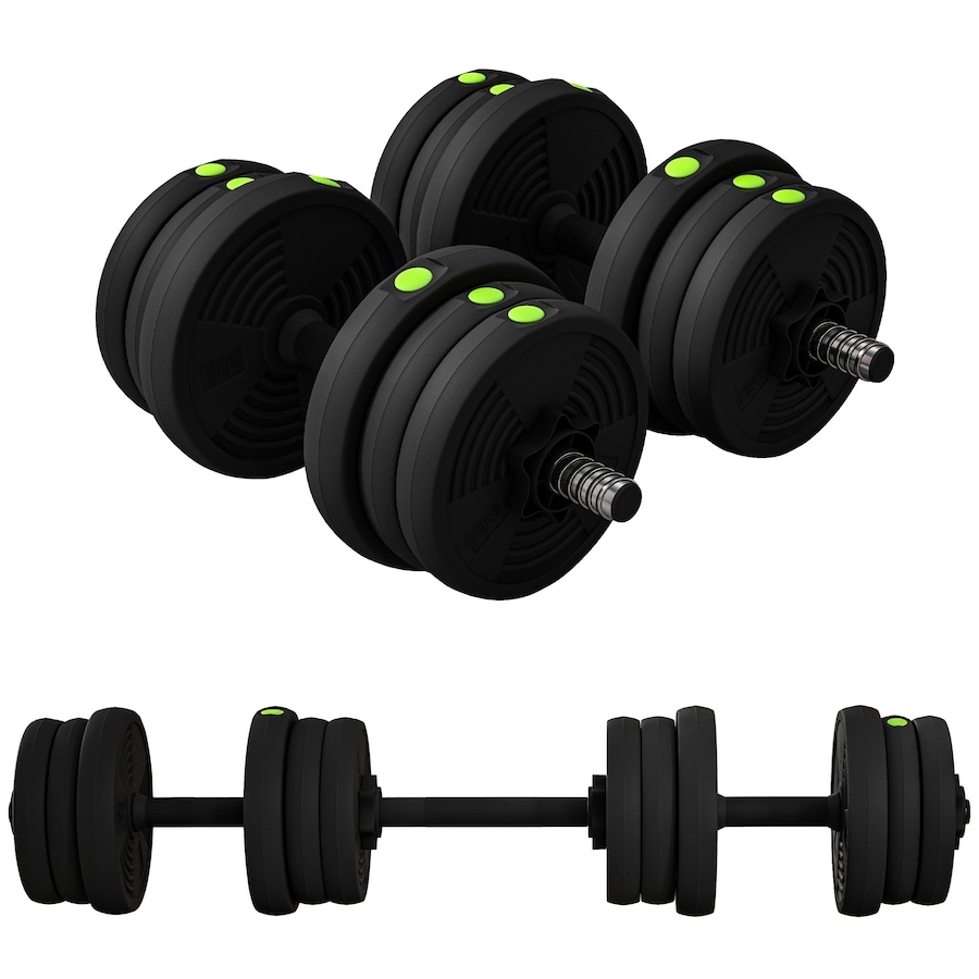 Image 997744.jpg, Product 997-744 / Price $69.99, Soozier Adjustable Barbell & Dumbbells Set with Non-slip Handles, 44LBS from Soozier on TSC.ca's Health & Fitness department