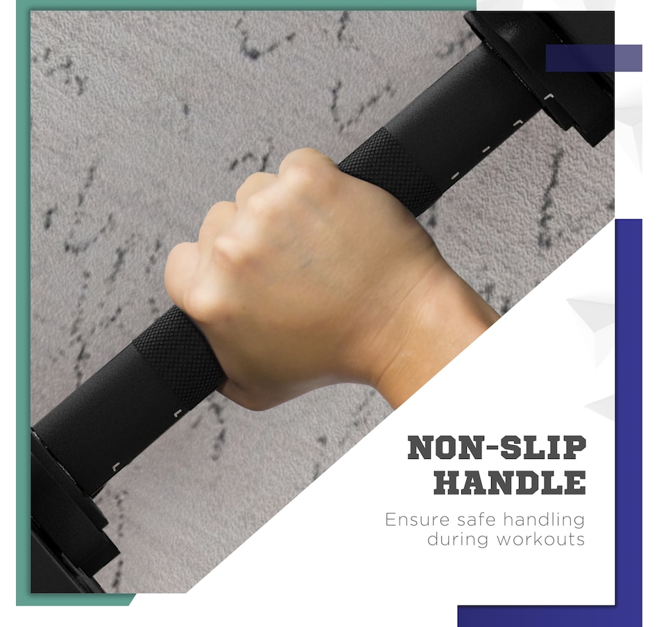 Image 997744_ALTMORE5.jpg, Product 997-744 / Price $69.99, Soozier Adjustable Barbell & Dumbbells Set with Non-slip Handles, 44LBS from Soozier on TSC.ca's Health & Fitness department