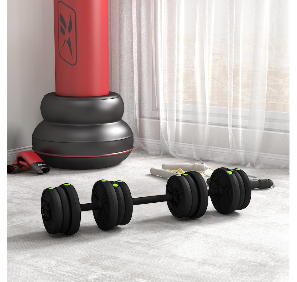 Image 997744_ALTMORE7.jpg, Product 997-744 / Price $69.99, Soozier Adjustable Barbell & Dumbbells Set with Non-slip Handles, 44LBS from Soozier on TSC.ca's Health & Fitness department
