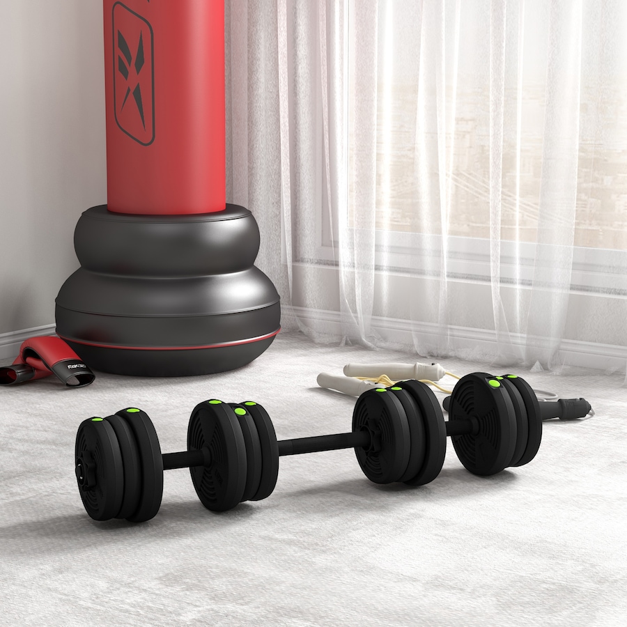 Image 997744_ALTMORE7.jpg, Product 997-744 / Price $69.99, Soozier Adjustable Barbell & Dumbbells Set with Non-slip Handles, 44LBS from Soozier on TSC.ca's Health & Fitness department