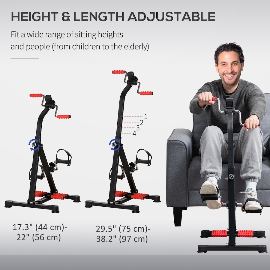 Image 997745_ALTMORE11.jpg, Product 997-745 / Price $74.99, Soozier Pedal Exerciser for Leg/Arm with LCD Display & Foot Massage Roller from Soozier on TSC.ca's Health & Fitness department