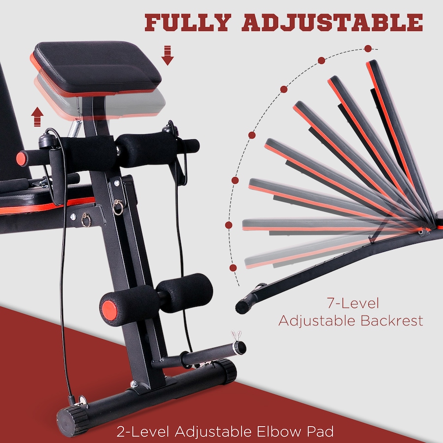 Image 997747_ALTMORE3.jpg, Product 997-747 / Price $119.99, Soozier Foldable Adjustable Dumbbell Bench Press from Soozier on TSC.ca's Health & Fitness department