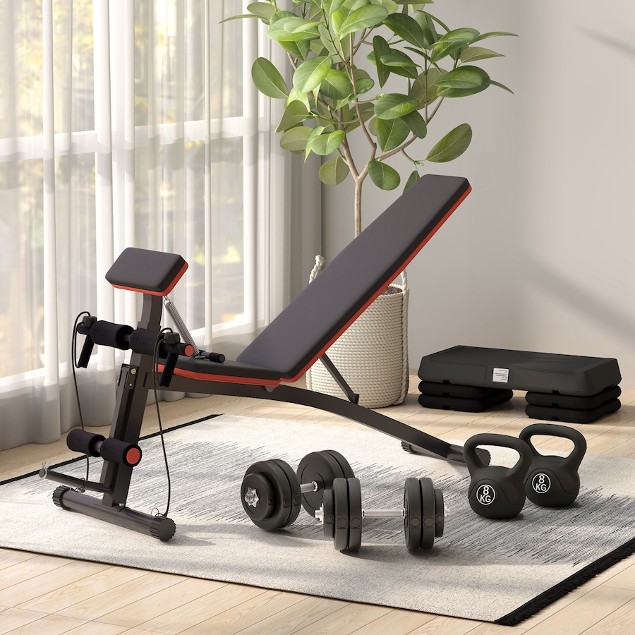Image 997747_ALTMORE8.jpg, Product 997-747 / Price $119.99, Soozier Foldable Adjustable Dumbbell Bench Press from Soozier on TSC.ca's Health & Fitness department