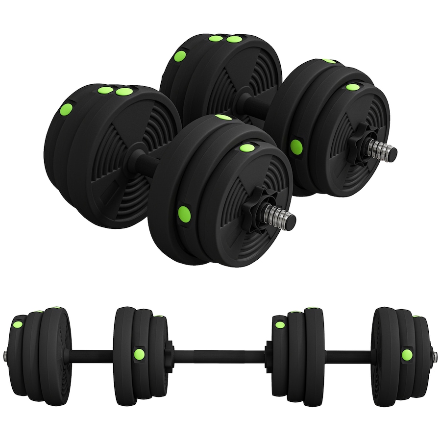 Image 997750.jpg, Product 997-750 / Price $79.99, Soozier 2-in-1 Adjustable Weight Barbell & Dumbbells Set from Soozier on TSC.ca's Health & Fitness department