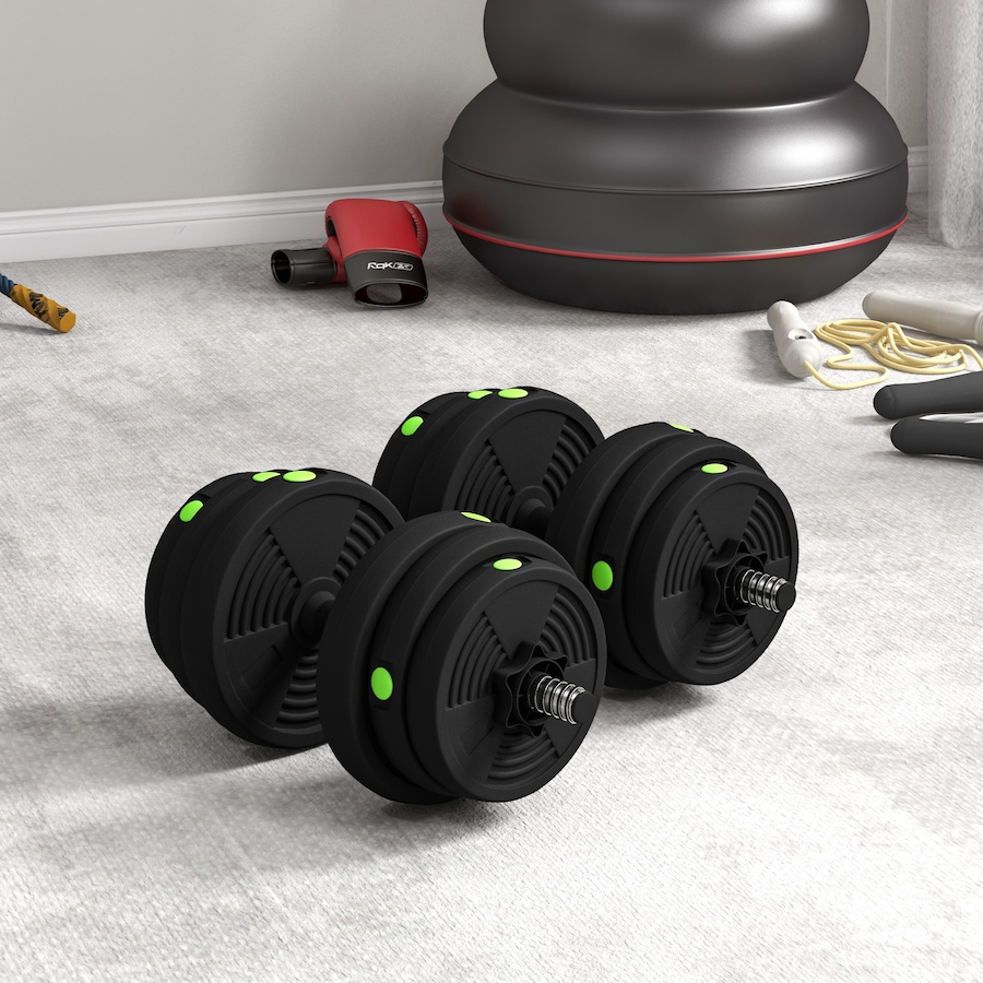 Image 997750_ALTMORE7.jpg, Product 997-750 / Price $79.99, Soozier 2-in-1 Adjustable Weight Barbell & Dumbbells Set from Soozier on TSC.ca's Health & Fitness department