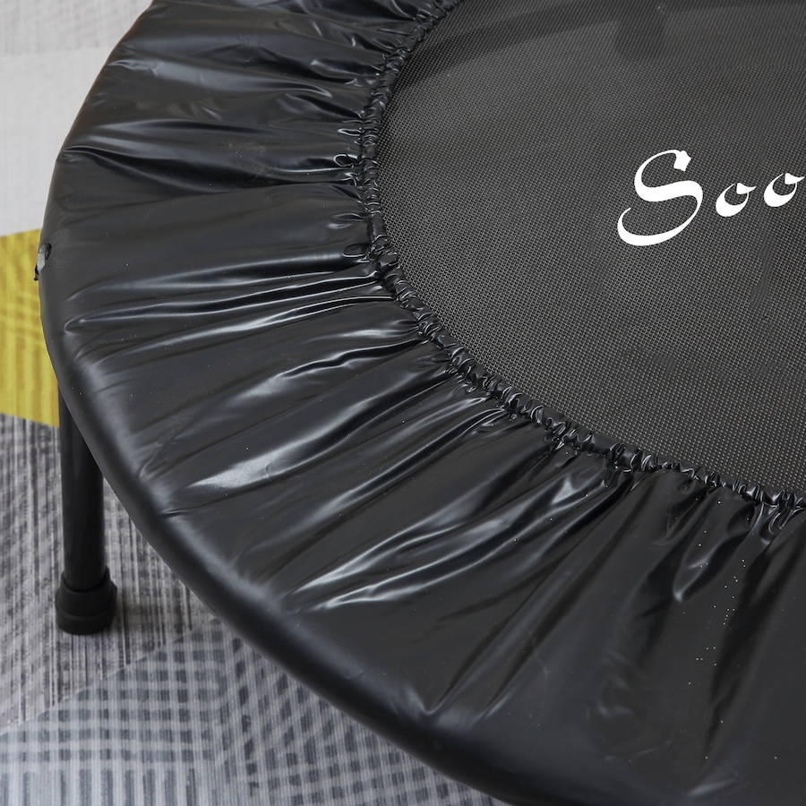 Image 997754_ALTMORE6.jpg, Product 997-754 / Price $79.99, Soozier 39" Mini Exercise Trampoline Indoor Fitness Rebounder w/ Adjustable T-Bar Black from Soozier on TSC.ca's Health & Fitness department