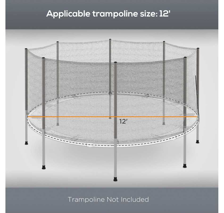 Image 997756_ALTMORE3.jpg, Product 997-756 / Price $119.99, Soozier 12 FT Trampoline Net Enclosure Trampolining Bounce Safety Accessories from Soozier on TSC.ca's Health & Fitness department