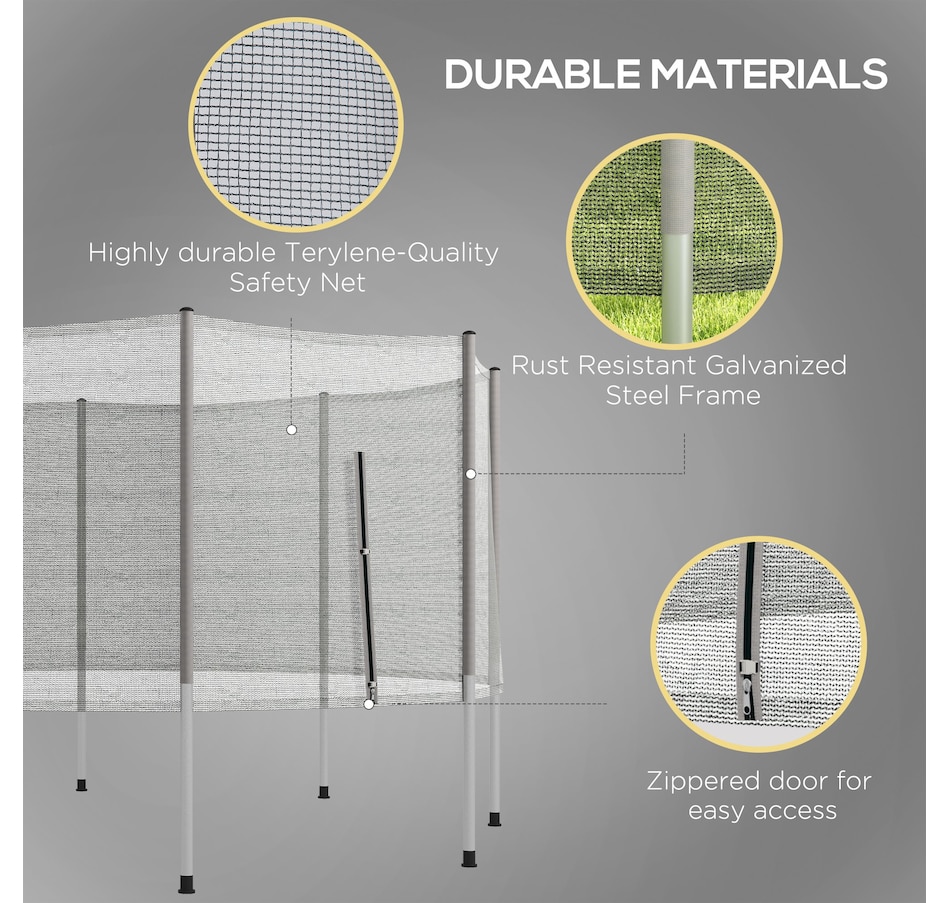 Image 997756_ALTMORE4.jpg, Product 997-756 / Price $119.99, Soozier 12 FT Trampoline Net Enclosure Trampolining Bounce Safety Accessories from Soozier on TSC.ca's Health & Fitness department