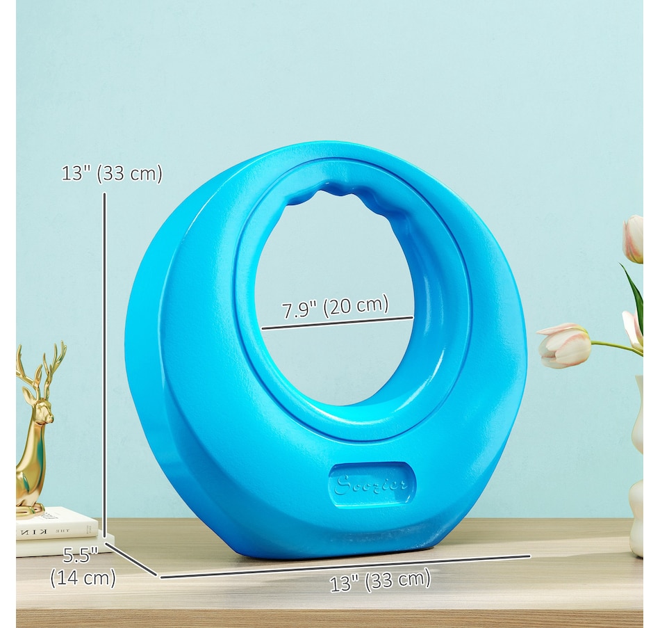 Image 997760_ALTMORE2.jpg, Product 997-760 / Price $37.99, Soozier 22lbs Kettlebell Kettle Bell with Wide Handle, Light Blue from Soozier on TSC.ca's Health & Fitness department