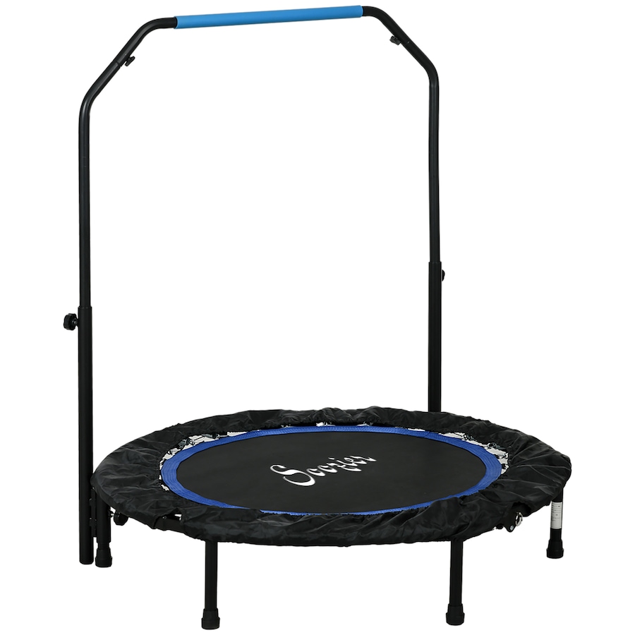 Image 997761.jpg, Product 997-761 / Price $89.99, Soozier 40" Rebounder Trampoline for Adult with Adjustable Handle, Blue from Soozier on TSC.ca's Health & Fitness department