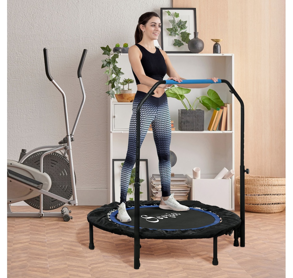 Image 997761_ALTMORE1.jpg, Product 997-761 / Price $94.99, Soozier 40" Rebounder Trampoline for Adult with Adjustable Handle, Blue from Soozier on TSC.ca's Health & Fitness department
