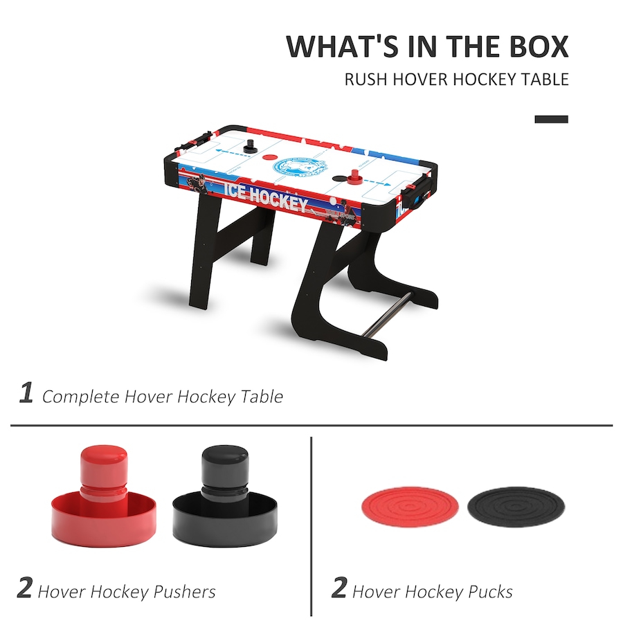 Image 997767_ALTMORE6.jpg, Product 997-767 / Price $107.99, Soozier 40" Air Hockey Table with 2 Pucks, 2 Pushers, Folding Arcade Table from Soozier on TSC.ca's Toys & Hobbies department