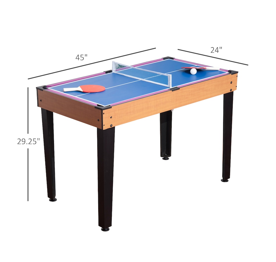 Image 997768_ALTMORE2.jpg, Product 997-768 / Price $114.99, HOMCOM 3 in 1 Multi-use Mini Games Table Tennis Billiard Pool Air Hockey Set with All Accessories from Soozier on TSC.ca's Toys & Hobbies department