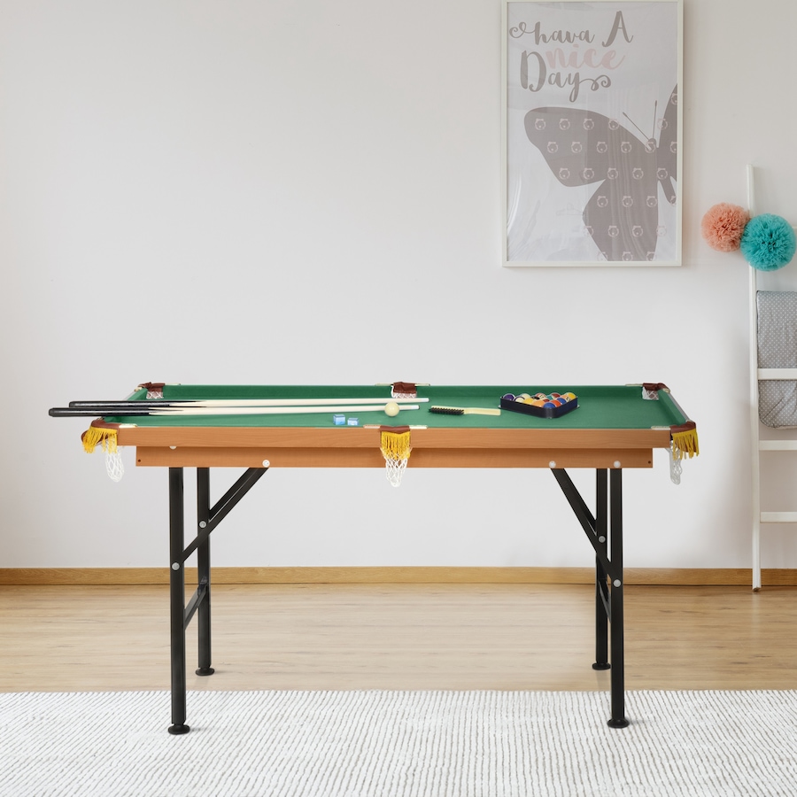 Image 997769_ALTMORE1.jpg, Product 997-769 / Price $154.99, HomCom Folding Miniature Billiards Pool Table w/Cues and Balls from Soozier on TSC.ca's Toys & Hobbies department
