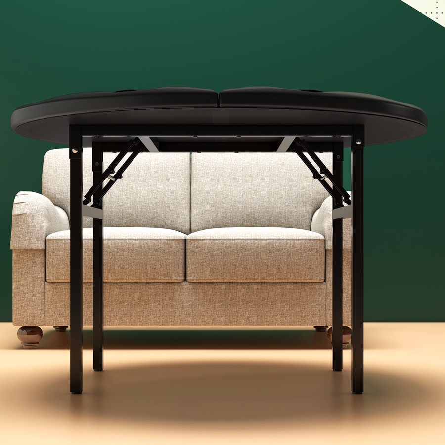 Image 997770_ALTMORE8.jpg, Product 997-770 / Price $161.99, Soozier 47" Foldable Poker Table 8 Player Blackjack Game Table, Black from Soozier on TSC.ca's Toys & Hobbies department