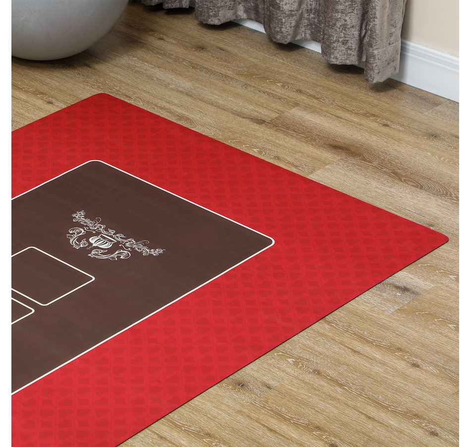 Image 997771_ALTMORE6.jpg, Product 997-771 / Price $69.99, Soozier Poker Table Top 12-Player Poker Mat Water-Resistant, Red from Soozier on TSC.ca's Toys & Hobbies department