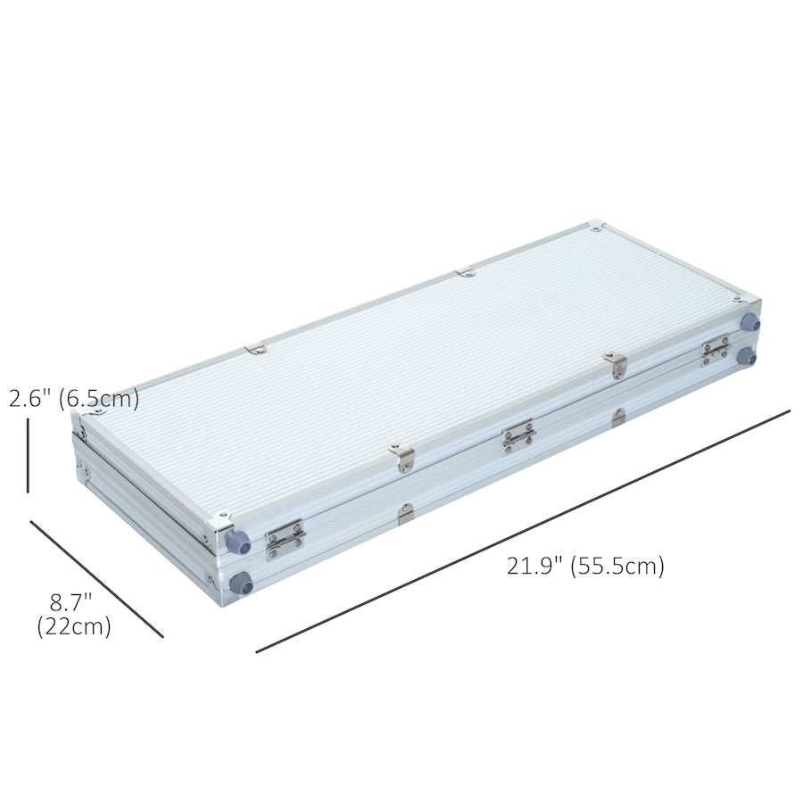 Image 997772_ALTMORE2.jpg, Product 997-772 / Price $70.99, Soozier High Quality 11.5 gram Poker Chips Set with Silver Aluminum Case from Soozier on TSC.ca's Toys & Hobbies department