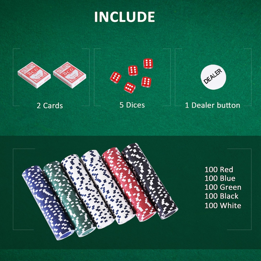 Image 997772_ALTMORE4.jpg, Product 997-772 / Price $70.99, Soozier High Quality 11.5 gram Poker Chips Set with Silver Aluminum Case from Soozier on TSC.ca's Toys & Hobbies department