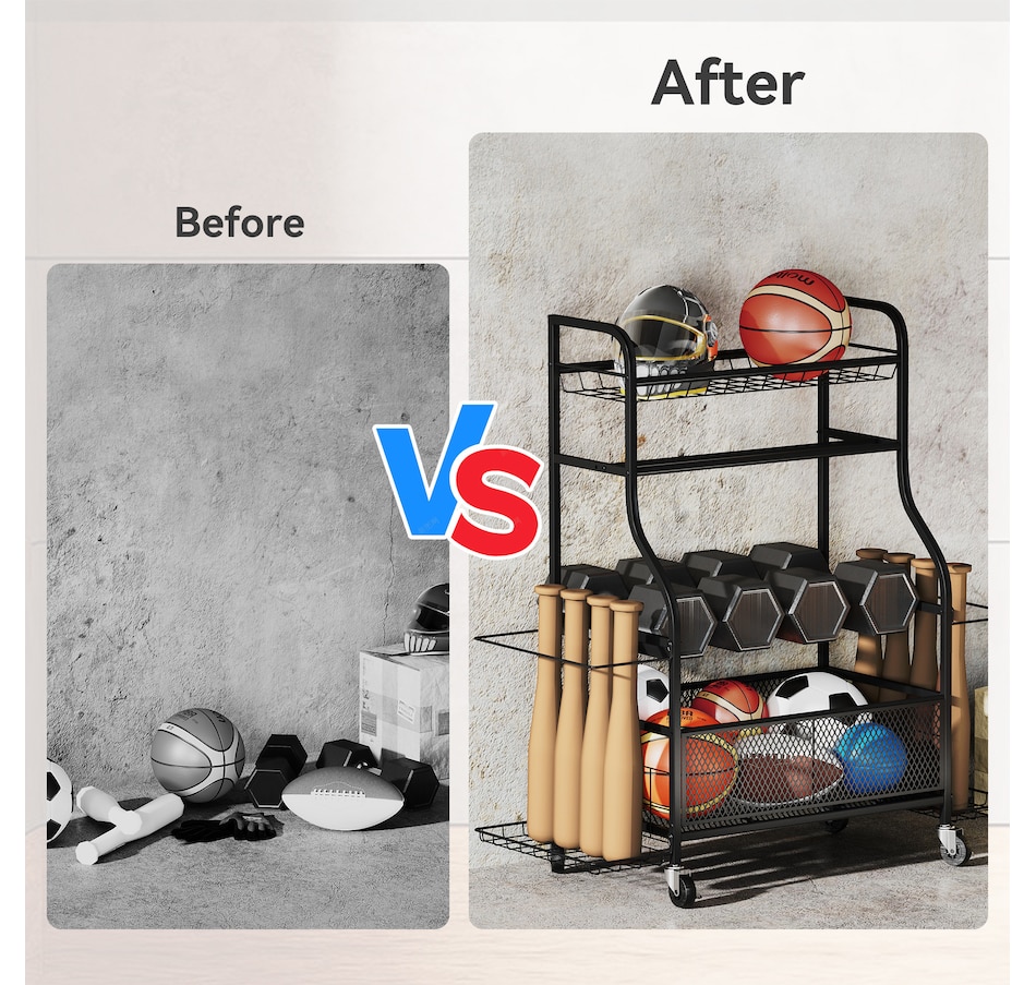 Image 997776_ALTMORE6.jpg, Product 997-776 / Price $99.99, Soozier Sports Equipment Organizer from Soozier on TSC.ca's Home & Garden department