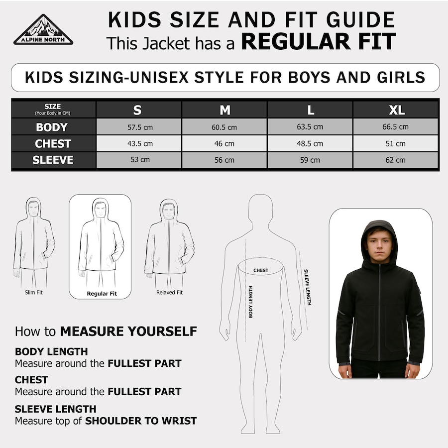 Image 998486_ALTMORE6.jpg, Product 998-486 / Price $60.00, TOFINO JUNIOR | Kid's Fleece Lined Softshell Windbreaker from Alpine North on TSC.ca's Fashion department
