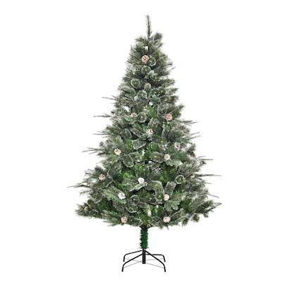 Artificial Christmas Snow Pine Tree Holiday Xmas Decoration with Automatic Open