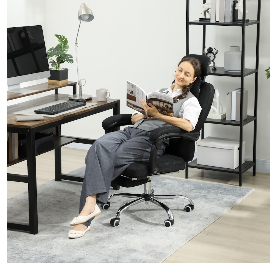Image 998499_ALTMORE1.jpg, Product 998-499 / Price $169.99, Vinsetto Office Desk Chair, Swivel Computer Chair with Footrest, Black from Vinsetto on TSC.ca's Home & Garden department