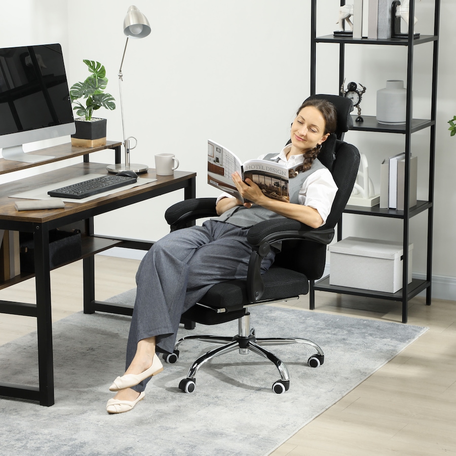 Image 998499_ALTMORE1.jpg, Product 998-499 / Price $164.99, Vinsetto Office Desk Chair, Swivel Computer Chair with Footrest, Black from Vinsetto on TSC.ca's Home & Garden department