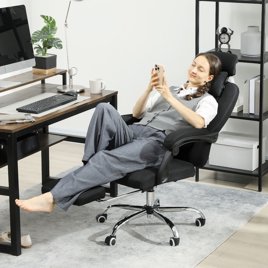 Image 998499_ALTMORE8.jpg, Product 998-499 / Price $164.99, Vinsetto Office Desk Chair, Swivel Computer Chair with Footrest, Black from Vinsetto on TSC.ca's Home & Garden department