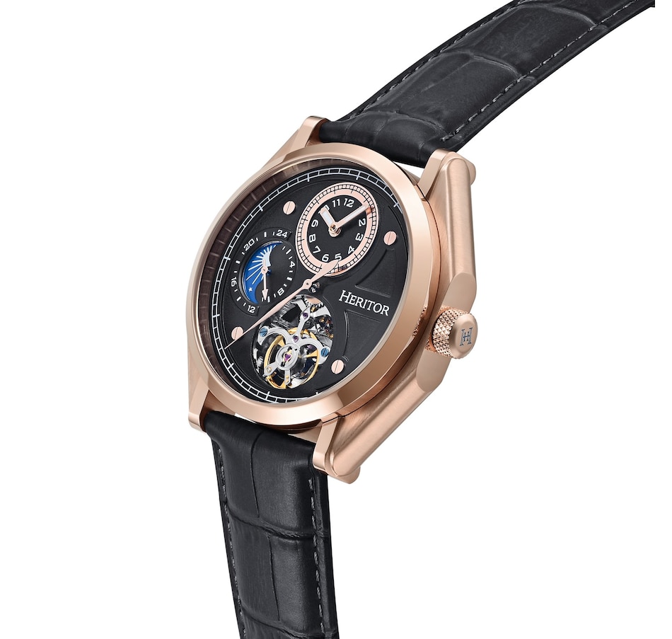 Image 998504_ALTMORE2.jpg, Product 998-504 / Price $250.69, Heritor Automatic Antoni Leather-Band Watch from Heritor on TSC.ca's Jewellery department