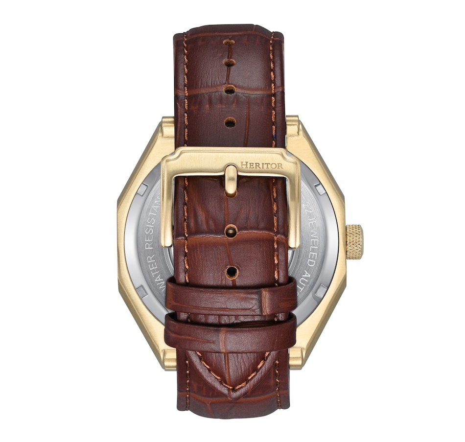 Image 998504_ALTMORE5.jpg, Product 998-504 / Price $250.69, Heritor Automatic Antoni Leather-Band Watch from Heritor on TSC.ca's Jewellery department