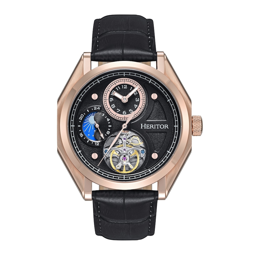 Image 998504_ST01.jpg, Product 998-504 / Price $173.98, Heritor Automatic Antoni Leather-Band Watch from Heritor on TSC.ca's Jewellery department