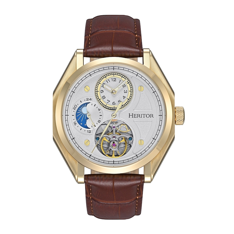 Image 998504_ST03.jpg, Product 998-504 / Price $173.98, Heritor Automatic Antoni Leather-Band Watch from Heritor on TSC.ca's Jewellery department