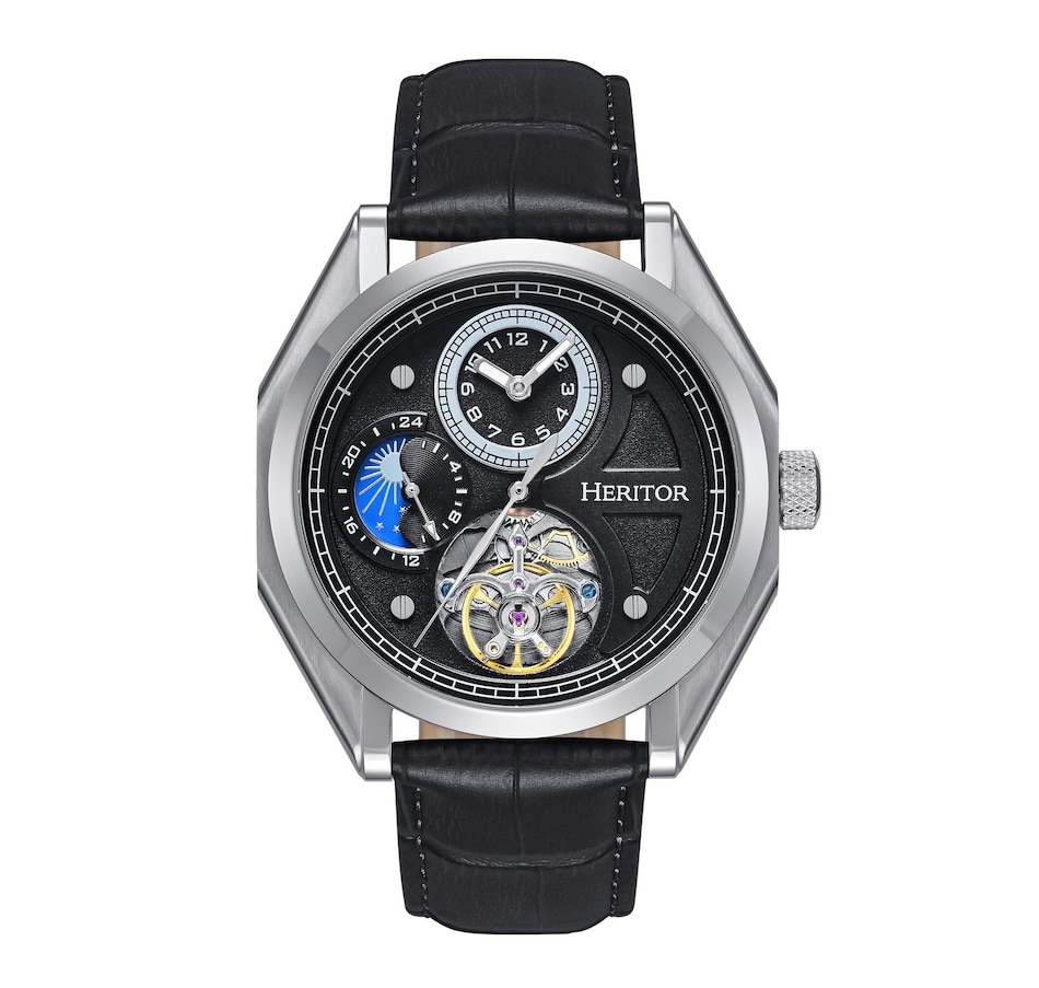 Image 998504_ST05.jpg, Product 998-504 / Price $250.69, Heritor Automatic Antoni Leather-Band Watch from Heritor on TSC.ca's Jewellery department