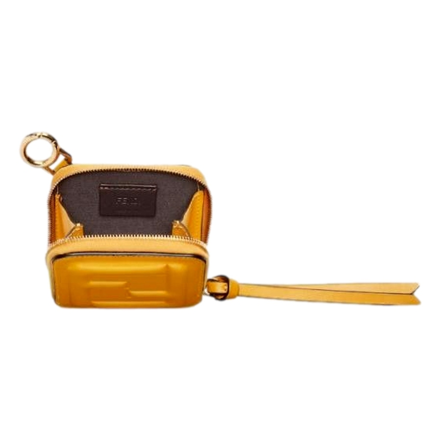 Image 998508_ALTMORE6.jpg, Product 998-508 / Price $1,105.00, Fendi FF Cube Embossed Small Zip Wallet Yellow Leather with Strap from Fendi on TSC.ca's Fashion department