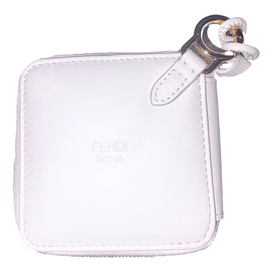 Image 998519_ALTMORE12.jpg, Product 998-519 / Price $1,105.00, Fendi FF Cube Embossed Small Zip Wallet Bianco White Leather with Strap from Fendi on TSC.ca's Fashion department