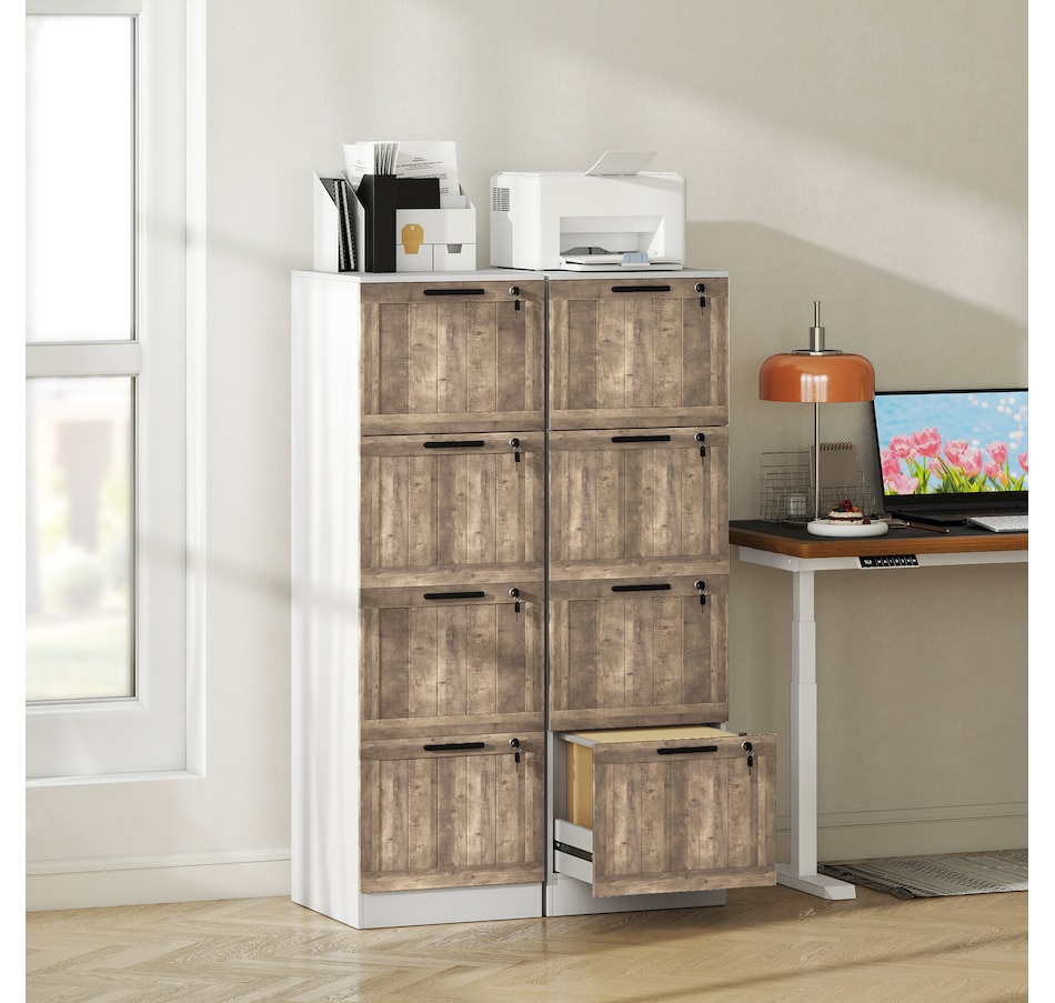 Image 998521_ALTMORE24.jpg, Product 998-521 / Price $129.99 - $149.99, HOMCOM 4 Drawer File Cabinet with Lock Filing Cabinet for A4 Letter from HOMCOM on TSC.ca's Home & Garden department