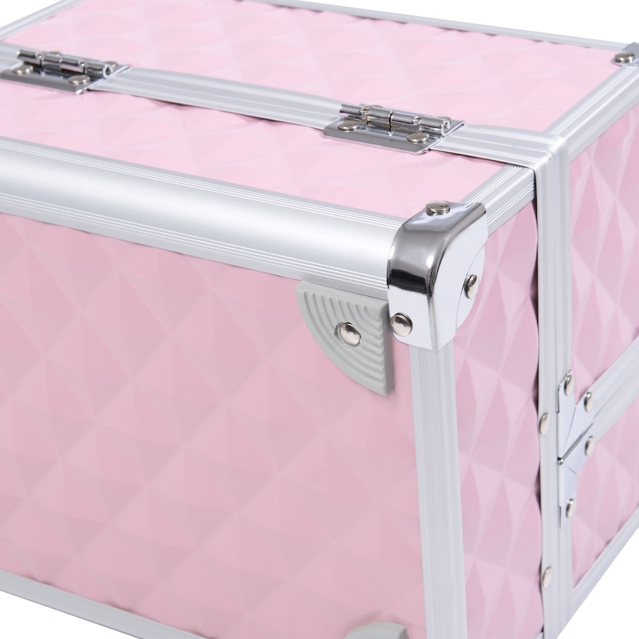 Image 998524_ALTMORE8.jpg, Product 998-524 / Price $39.76 - $42.99, Pro Aluminum Makeup Train Case Jewelry Storage Organizer Box W/ Mirror from HOMCOM on TSC.ca's Beauty department