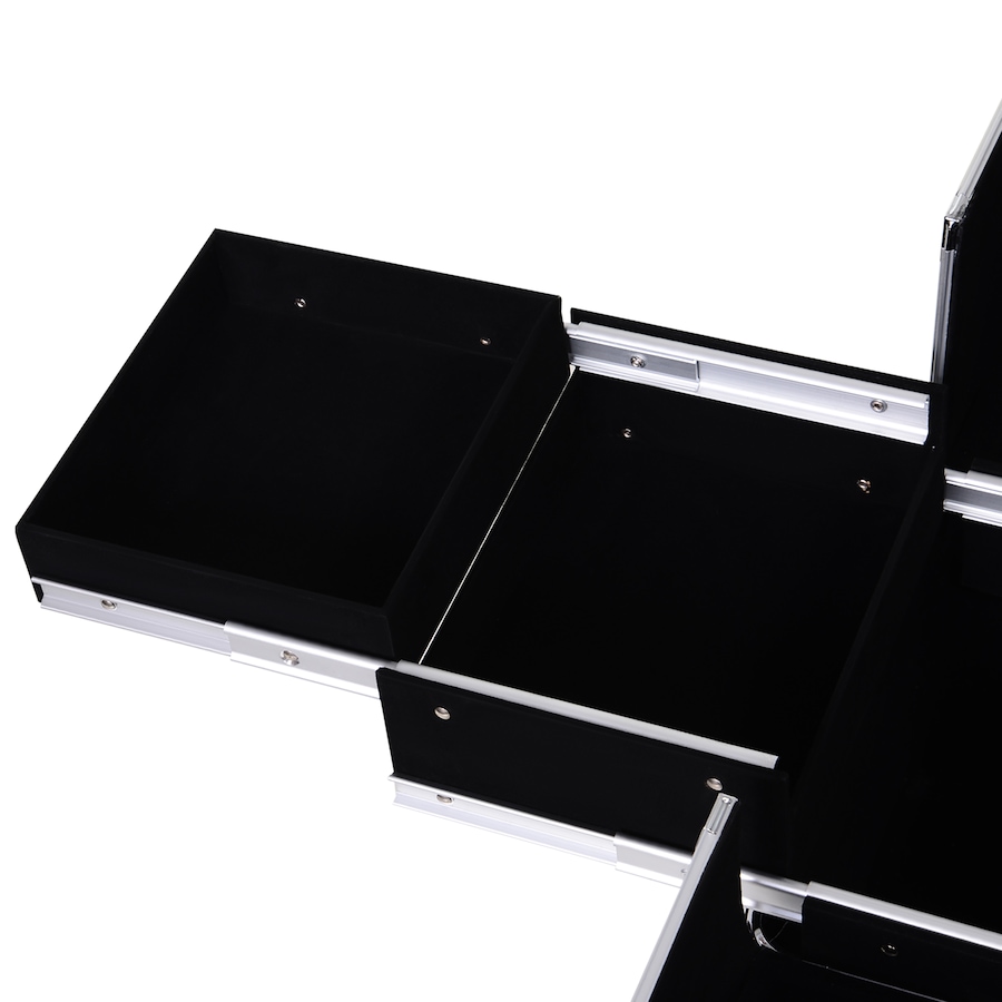 Image 998526_ALTMORE15.jpg, Product 998-526 / Price $119.99, HOMCOM Upright Studded Make up Case Travel Trolley from HOMCOM on TSC.ca's Beauty department