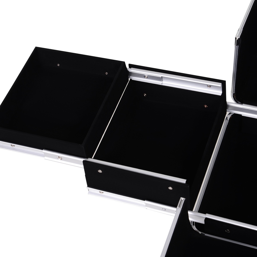 Image 998526_ALTMORE8.jpg, Product 998-526 / Price $119.99, HOMCOM Upright Studded Make up Case Travel Trolley from HOMCOM on TSC.ca's Beauty department