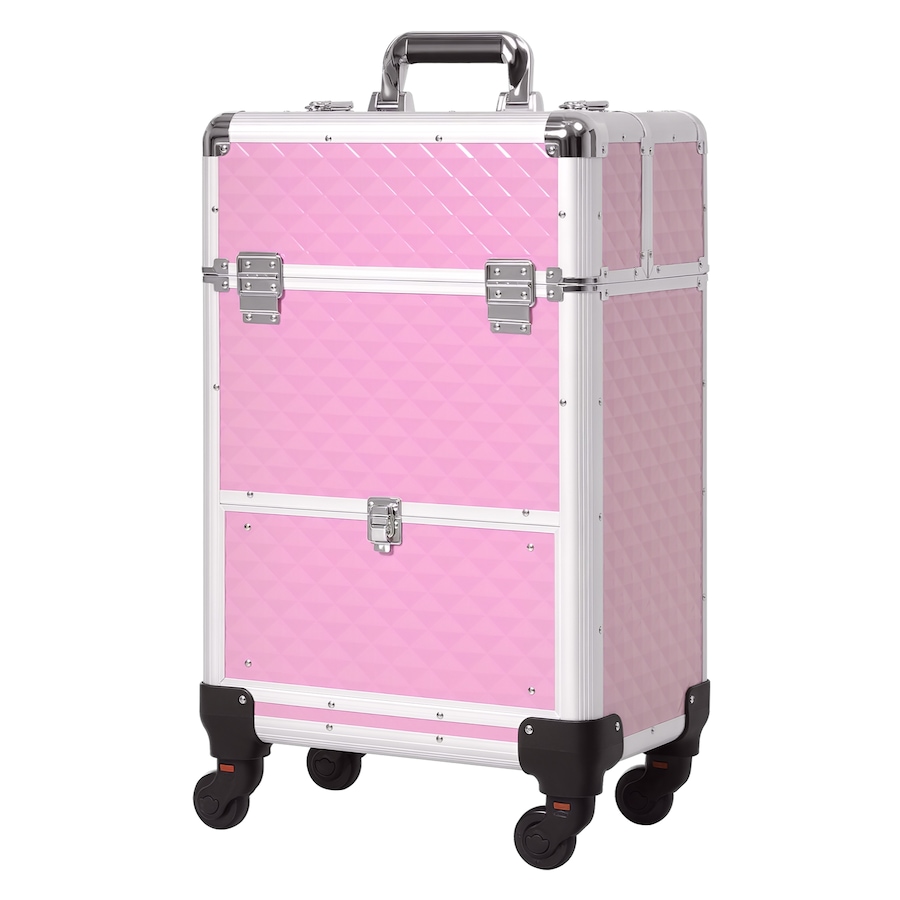 Image 998526_ST01.jpg, Product 998-526 / Price $119.99, HOMCOM Upright Studded Make up Case Travel Trolley from HOMCOM on TSC.ca's Beauty department
